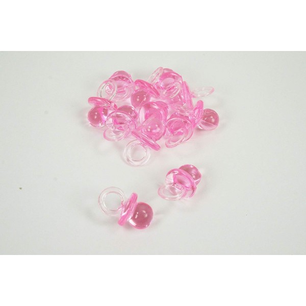 Acrylic Pacifiers Shower Favor Inches