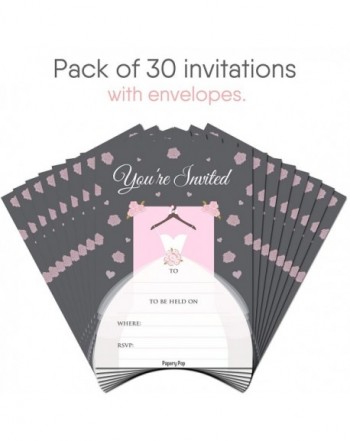 Cheap Designer Bridal Shower Party Invitations Outlet