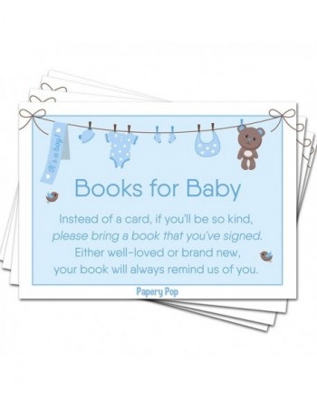 Books Baby Shower Request Cards