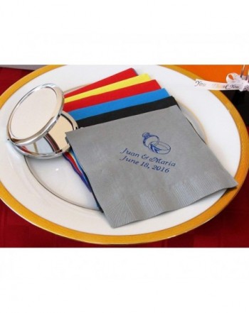 beverage napkins wedding custom favors