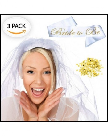 Bride Sash Bridal Veil Confetti