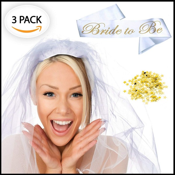 Bride Sash Bridal Veil Confetti