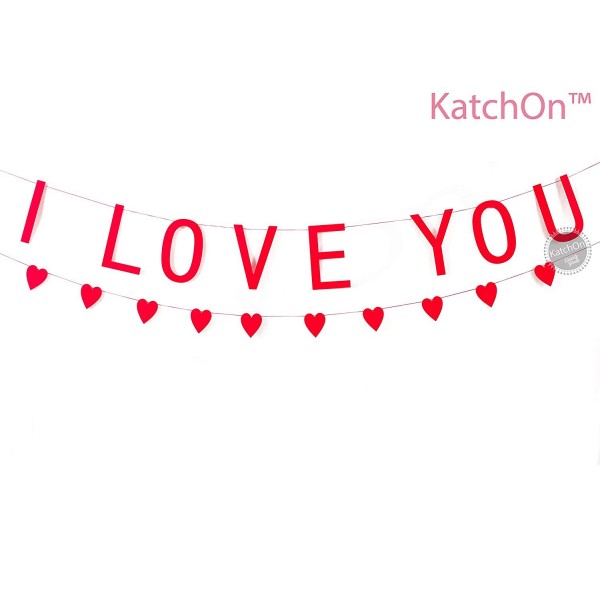 LOVE YOU Banner Valentine Decorations