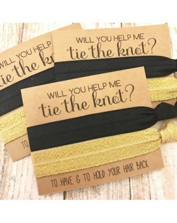 Bridesmaid Proposal Hair Favors Solid