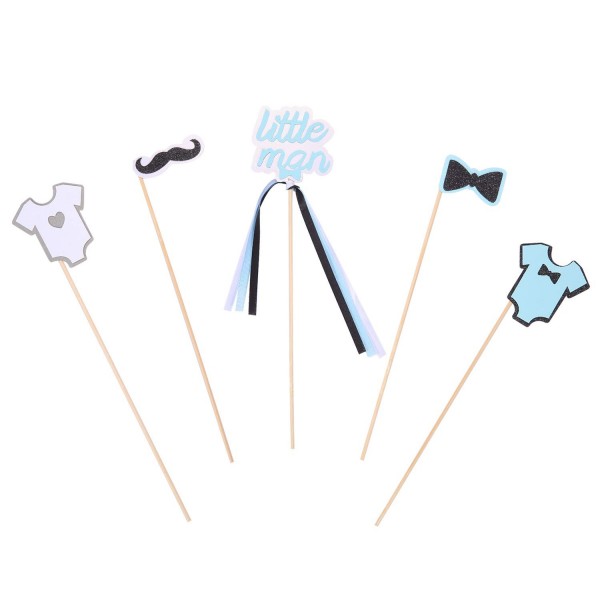 Little Mustache Centerpiece Birthday Decorations Little Mustache Centerpiece Birthday Decorations