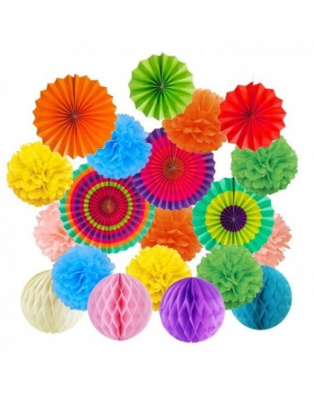 Farleydi Decorations Supplies Honeycomb Multi Color