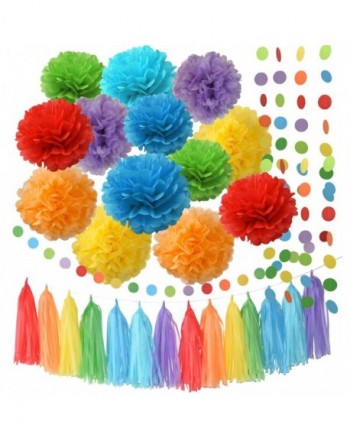 Rainbow Birthday Decorations Party Supplies