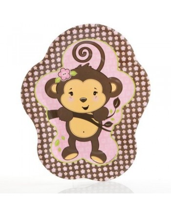 Pink Monkey Girl Shower Birthday