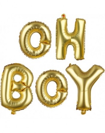 BBTO Balloons Alphabet Decoration Birthday