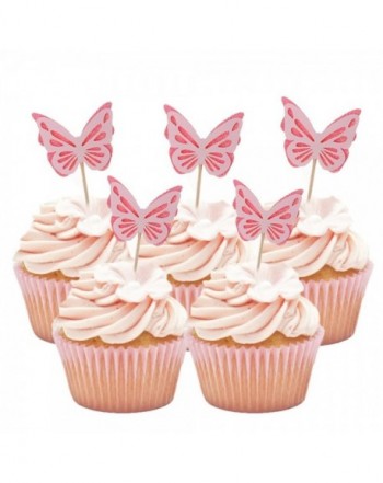 HZOnline Butterfly Glitter Birthday Decorations