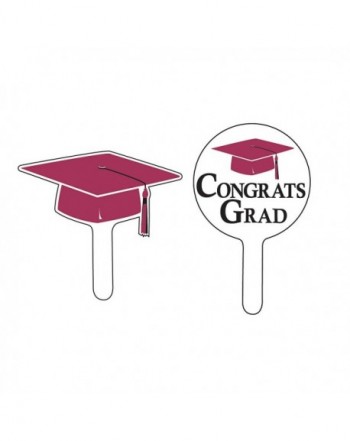 Creative Converting Graduation Congrats Burgundy