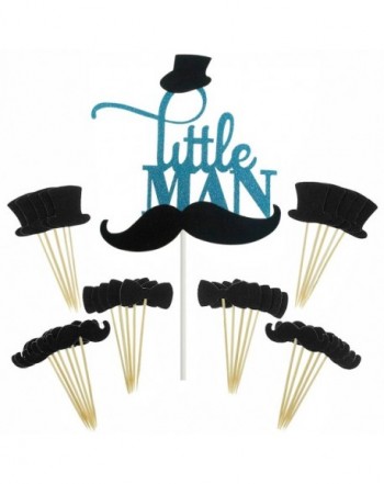 Shxstore Mustache Birthday Decorations Supplies