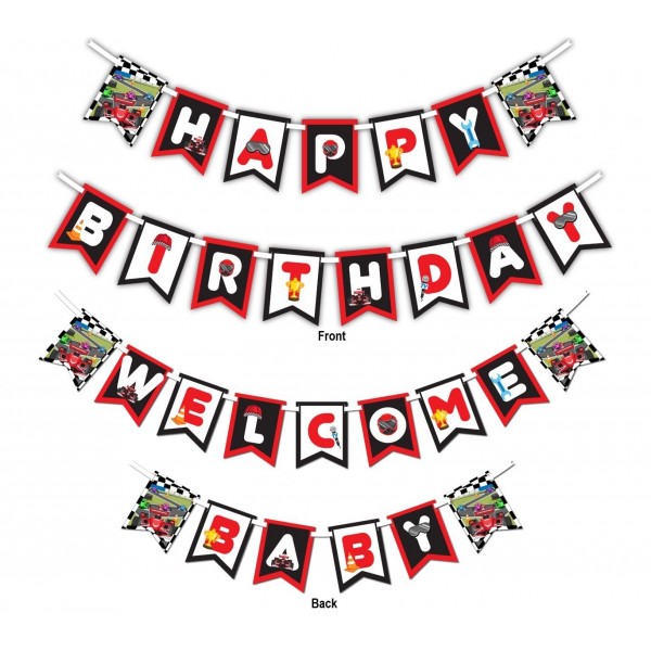 Racing Multi Use Birthday Welcome Decoration