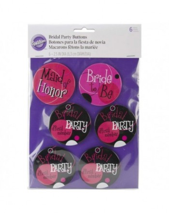 Wilton 1006 417 Bridal Party Buttons