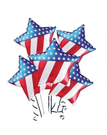 Patriotic Star Shaped Balloon Mylar