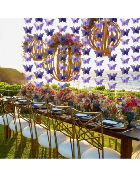 Butterfly Hanging Garland 3D Paper Bunting Banner Party Decorations ...