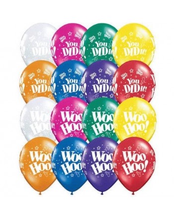 Qualatex Grad Latex Balloons Assorted