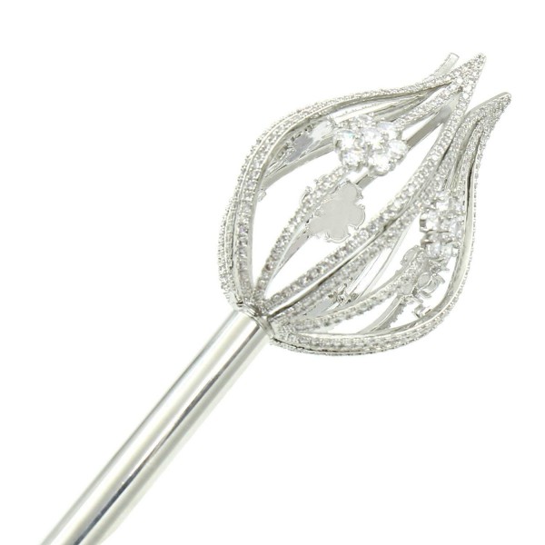 CamingHG Scepter Silver Costume Wedding CamingHG Scepter Silver Costume Wedding
