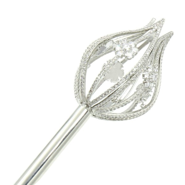 CamingHG Scepter Silver Costume Wedding