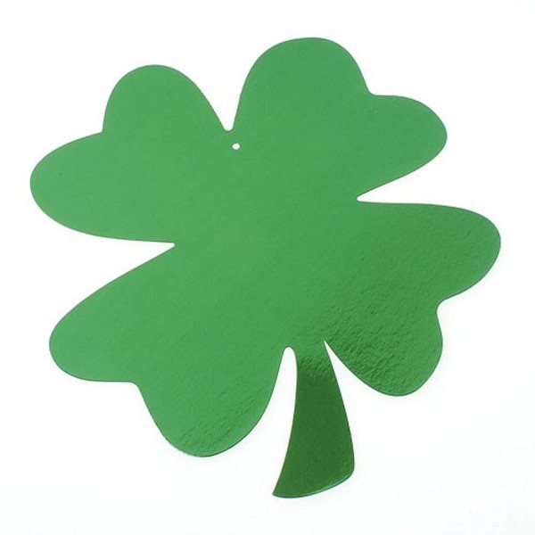 Hanging Metallic Patricks Shamrock Decorations