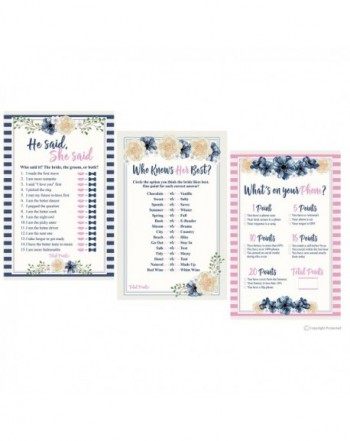 Bridal Shower Games Collection 50 Sheets