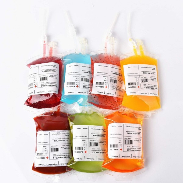 Halloween Favors Blood Reusable Container Decorations Halloween Favors Blood Reusable Container Decorations