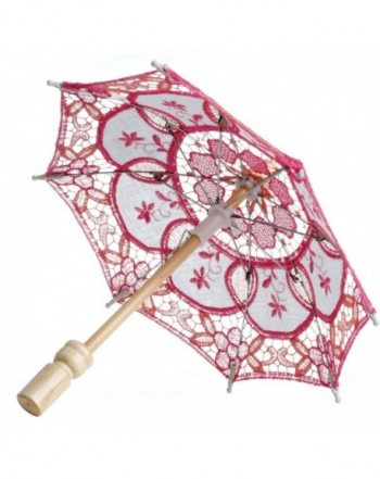 Peachshop Embroidered Parasol Umbrella Wedding