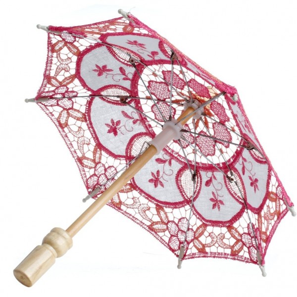 Peachshop Embroidered Parasol Umbrella Wedding