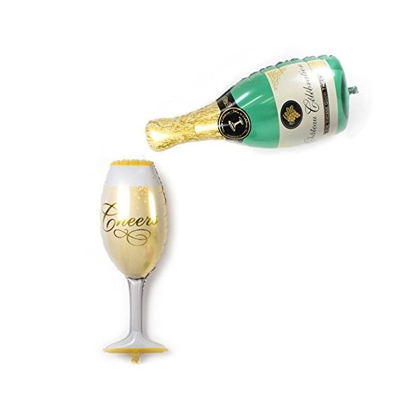 Mcolour Balloon Aluminum Champagne Balloons Mcolour Balloon Aluminum Champagne Balloons