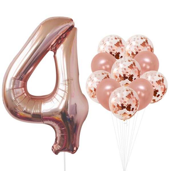 KatchOn Rose Gold Number Balloon