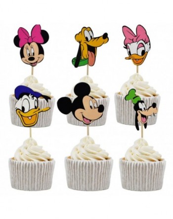 Mickey Birthday Decorating Cupcake Toppers