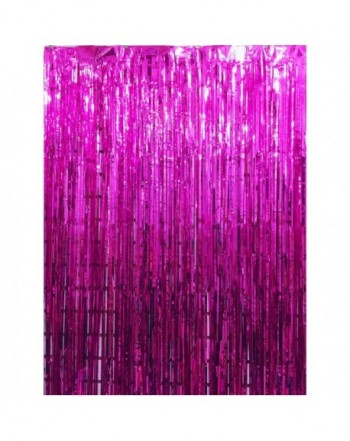 Anleolife Metallic Curtains Backdrop Graduation