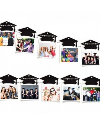 KUUQA Shaped Banner Garland Graduation