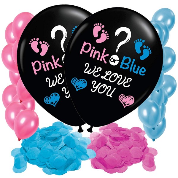 Gender Reveal Balloon Confetti Decoration