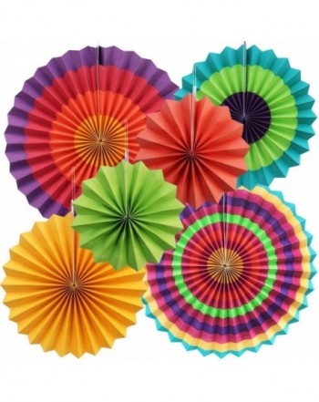 Yotako Decorations Backdrop Medallions Pinwheels