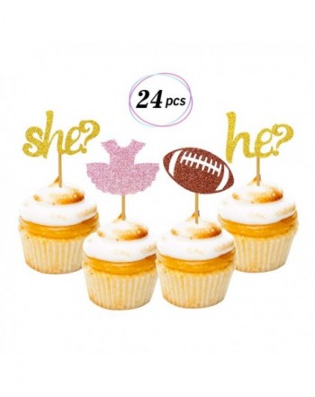 Touchdowns Cupcake Toppers Decoration Supplies