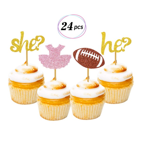 Touchdowns Cupcake Toppers Decoration Supplies