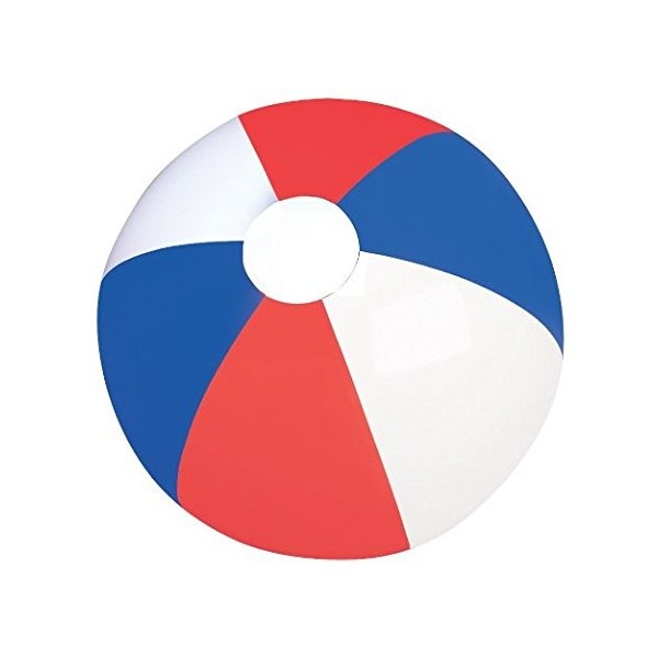 Dozen Patriotic USA BEACH BALLS