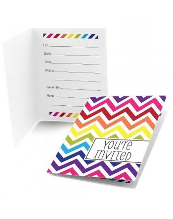 Big Dot Happiness Chevron Rainbow