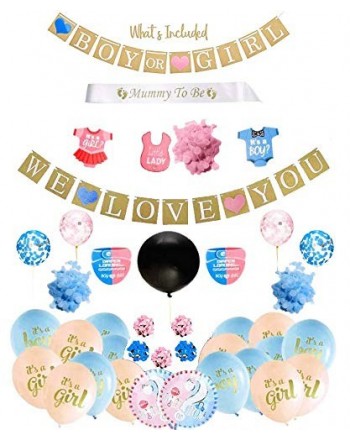 Gender Reveal Decoration Shower Supplies