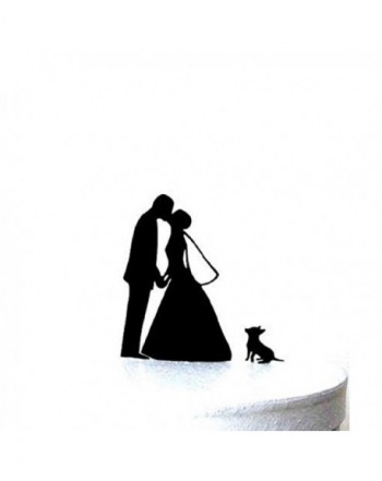 Acrylic Wedding Topper Silhouette Chihuahua