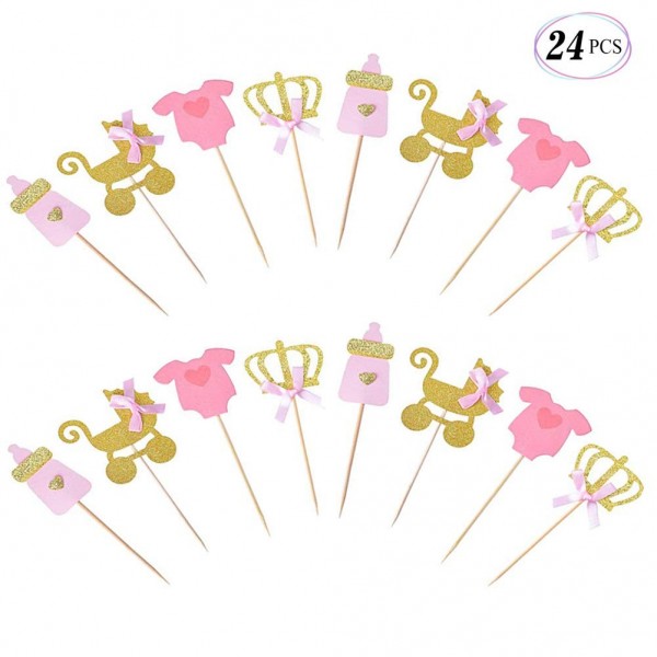 Suppar Cupcake Toppers Decoration Birthday