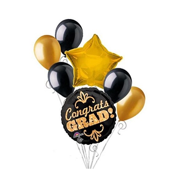 Jeckaroonie Balloons Decoration Graduation Congrats